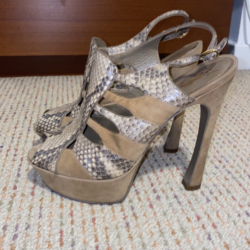 YSL Snakeskin and Suede booties size 40 - Picture 5 of 15